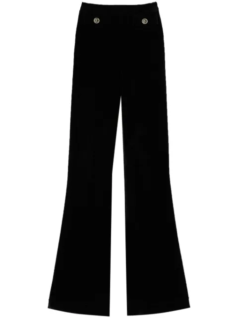 TWINSET Oval T knit flared trousers