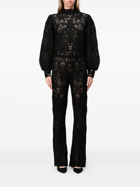 TWINSET lace high-neck jumpsuit