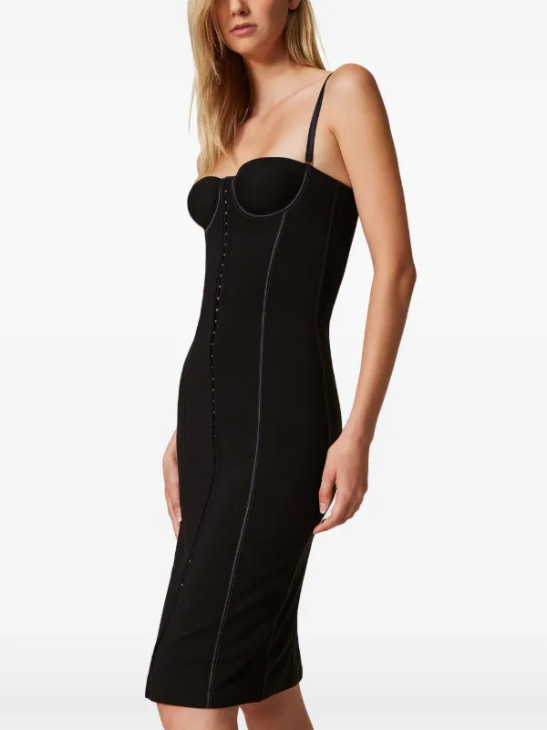 TWINSET ビスチェドレス | ブラック | FARFETCH JP