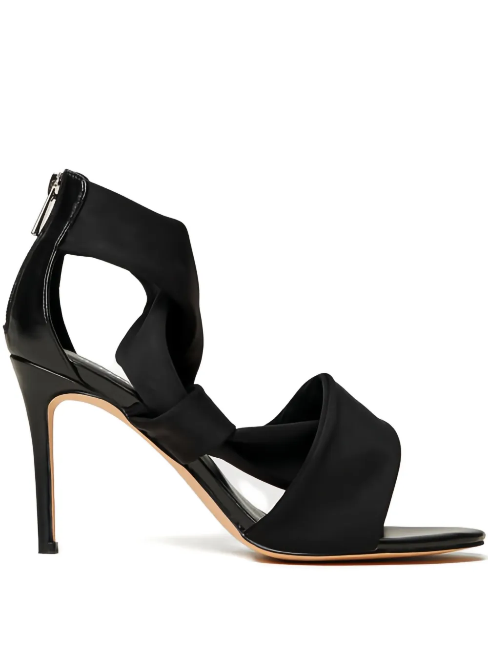 TWINSET 90mm crossover sandals Zwart