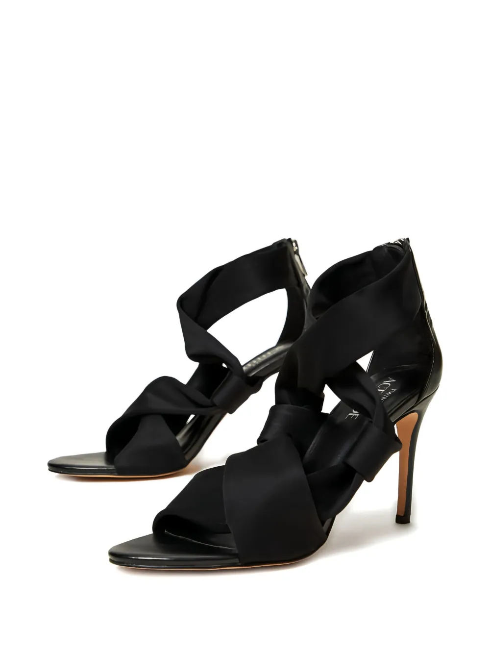 TWINSET 90mm crossover sandals Zwart