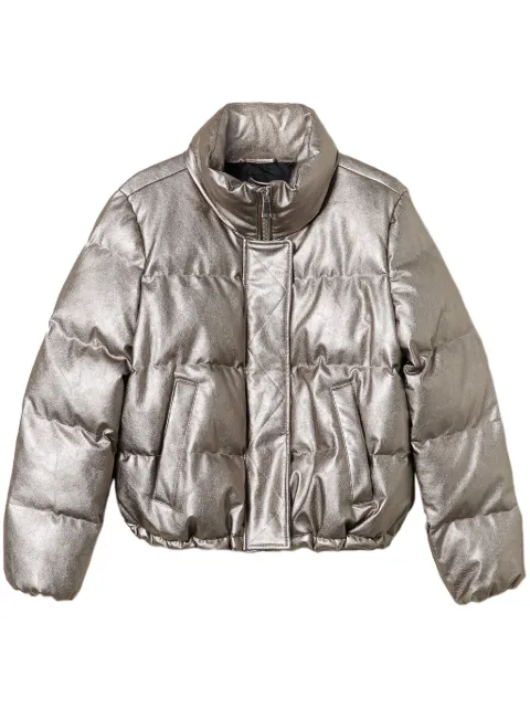 TWINSET laminated puffer jacket 