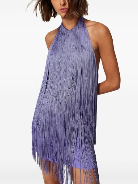 MYFO fringed mini dress