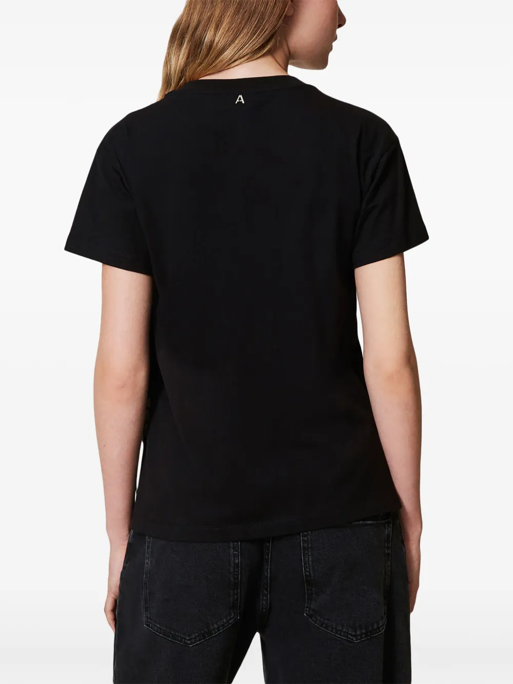 TWINSET T-shirt met ruches Zwart