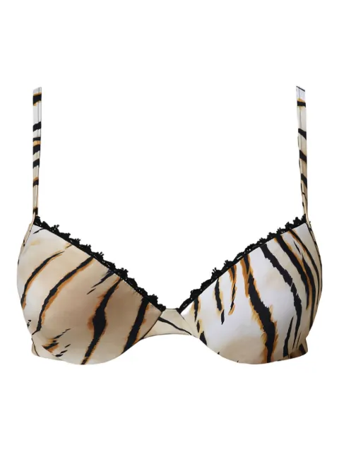 TWINSET animal-print push-up bikini top