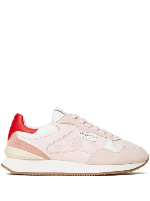 TWINSET lace-insert low-top sneakers 
