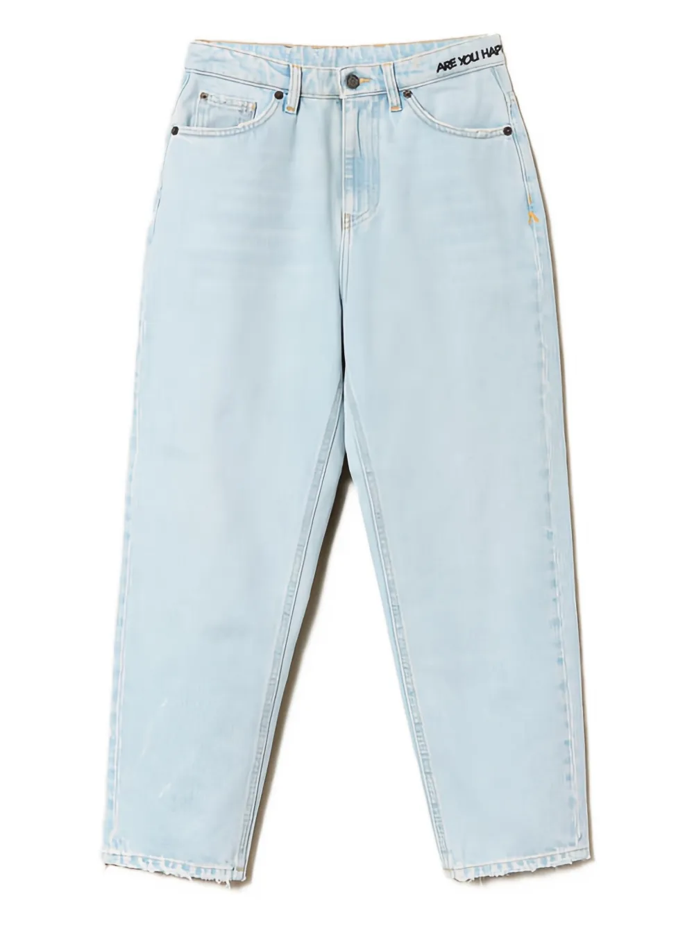 TWINSET five-pocket raw-hem jeans | Blue | Image 1