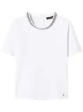 TWINSET crystal-embellished T-shirt - White