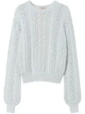 TWINSET cable-knit jumper - Blue