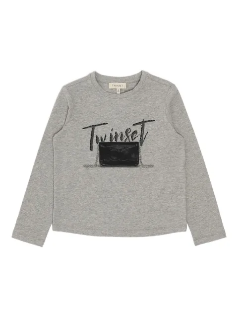 TWINSET Kids T-Shirt mit Logo-Print