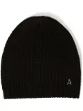 TWINSET Jacquard knit beanie - Black