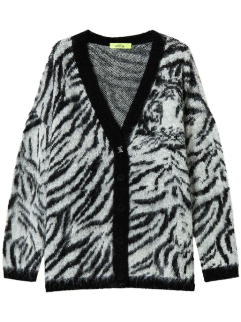 xMYFO animal print cardigan 