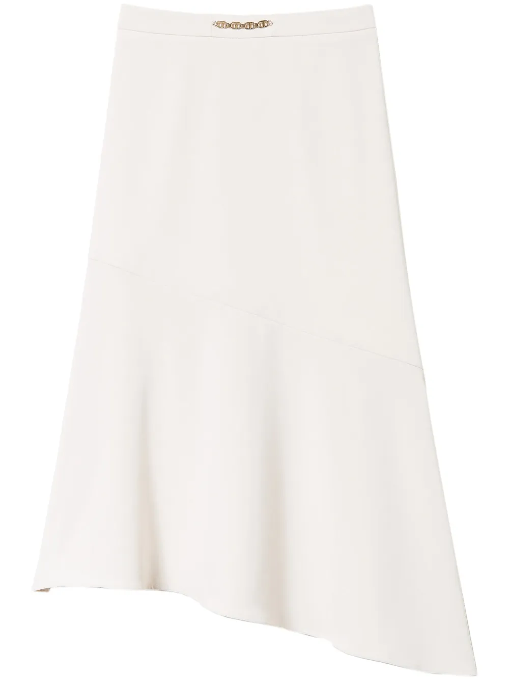 TWINSET T Chain midi skirt | White | Image 1
