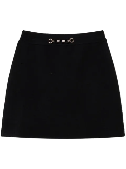 TWINSET minijupe à ornements strassés