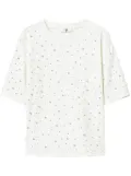 TWINSET pearl-detailing t-shirt - White