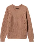 TWINSET cable knit sweater - Brown