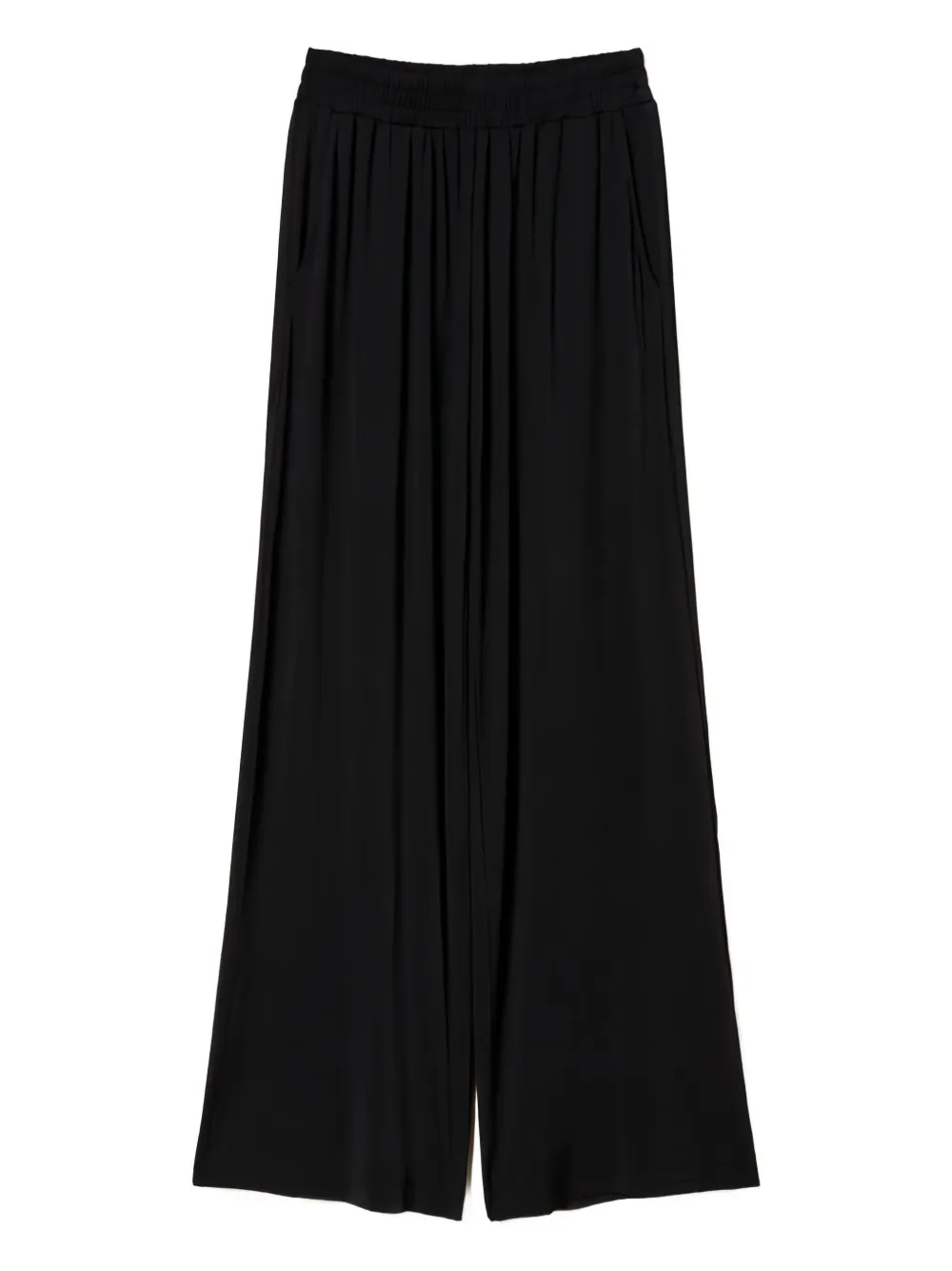 Twinset Side-pocket Palazzo Pants In Black