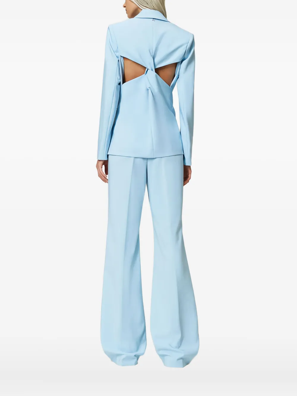 TWINSET Blazer met enkele rij knopen Blauw