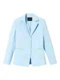 TWINSET cut-out single-breasted blazer - Blue