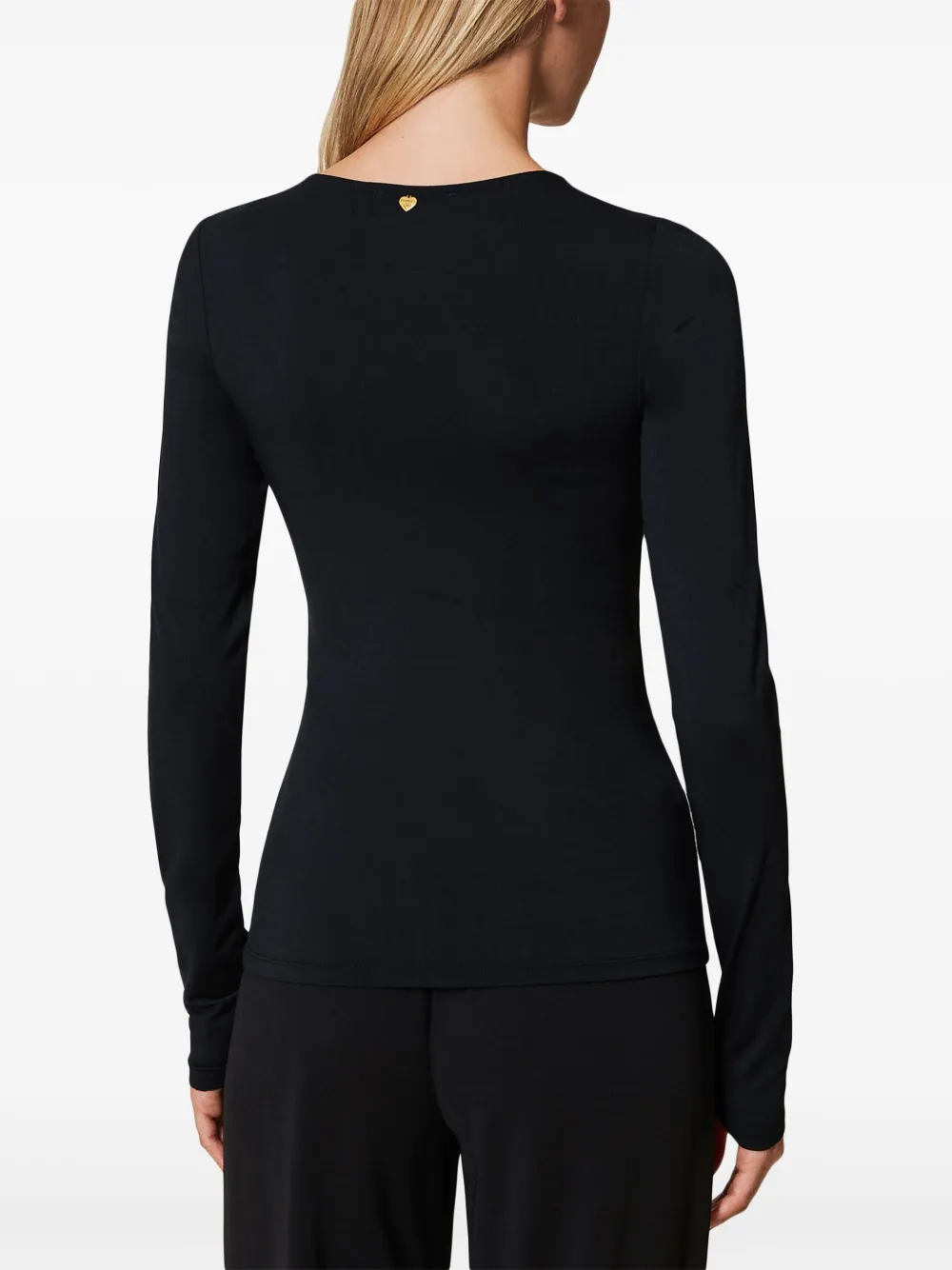 TWINSET T-shirt met uitgesneden details Zwart