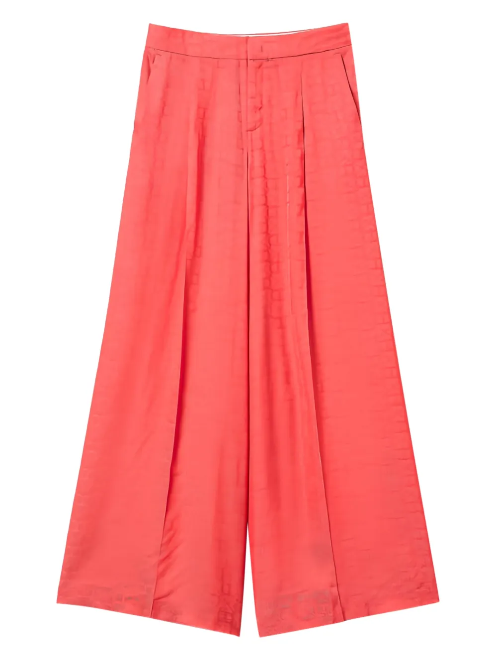 TWINSET Oval T-jacquard palazzo pants | Pink | Image 1