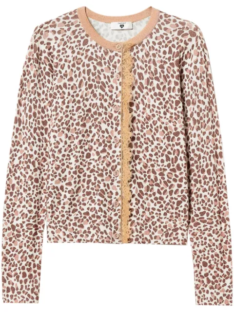 TWINSET leopard-print cardigan