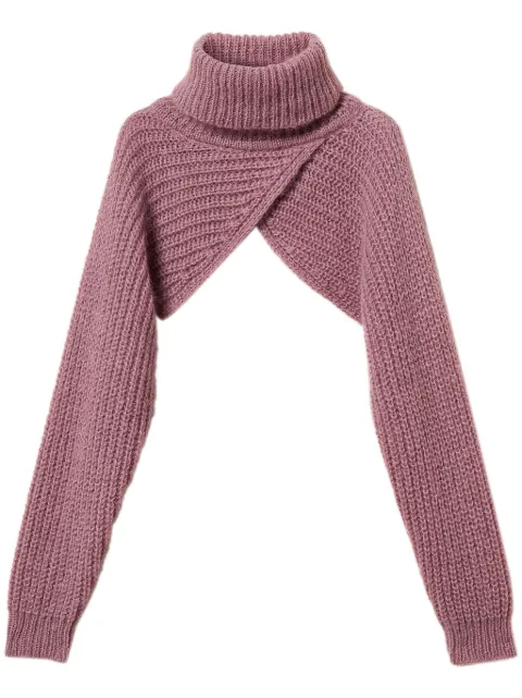TWINSET suéter con cuello vuelto