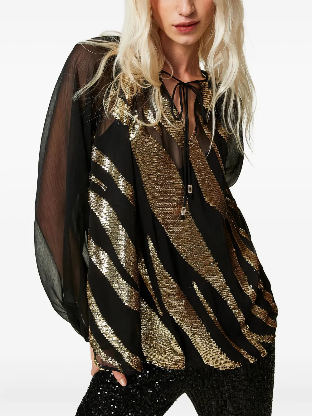 TWINSET sequin-embellished blouse | Blouses | Image 2