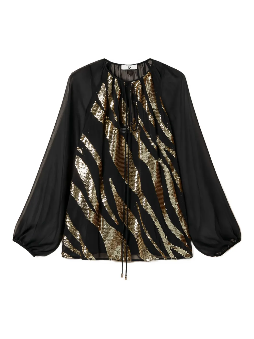 TWINSET sequin-embellished blouse | Black | Image 1
