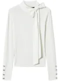 TWINSET bow-embellished jumper - White