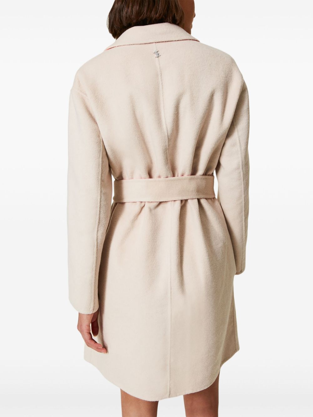 Shop Twinset X Myfo Reversible Coat In Neutrals