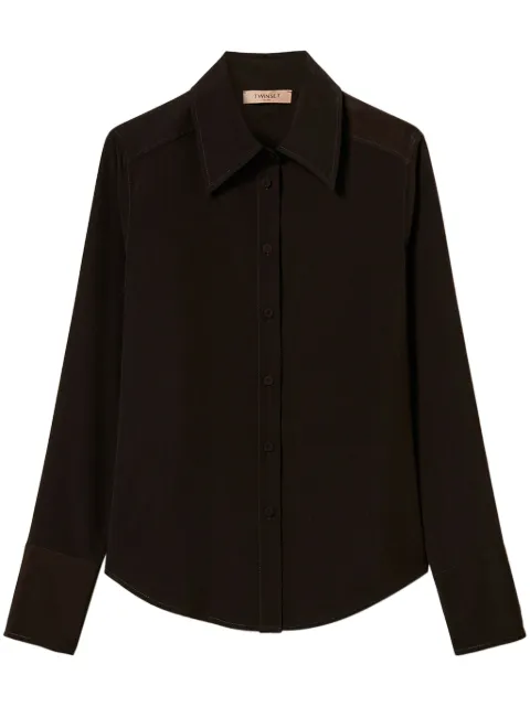 TWINSET logo-charm shirt 
