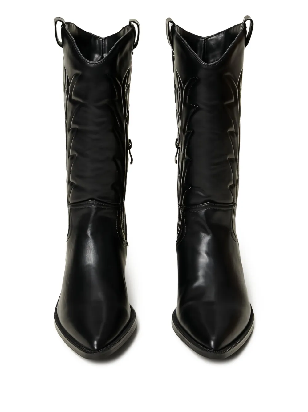 TWINSET 50 mm cowboylaarzen met puntige neus Zwart