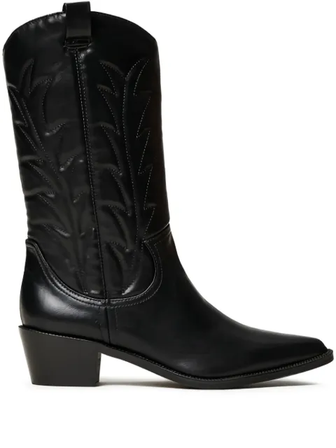 TWINSET 50mm pointed-toe cowboy boots