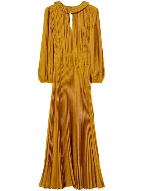 TWINSET pleated georgette dress 