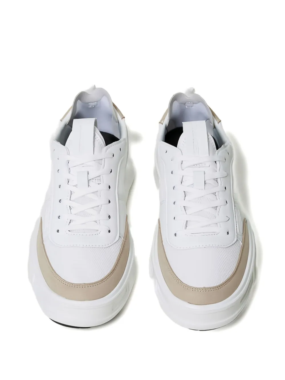 TWINSET two-toned leather sneakers Wit