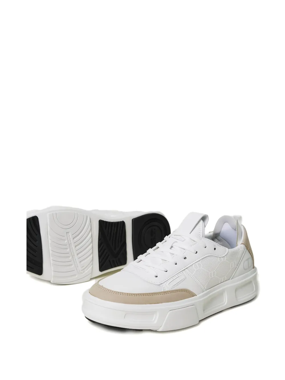 TWINSET two-toned leather sneakers Wit