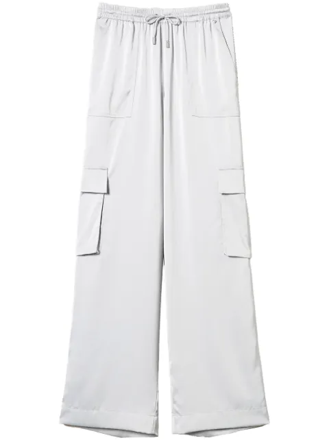 TWINSET satin cargo trousers 