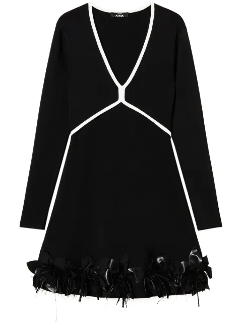 TWINSET feather-detailing mini dress 242AT3063 - 0