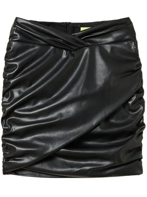 TWINSET MYFO gathered mini skirt