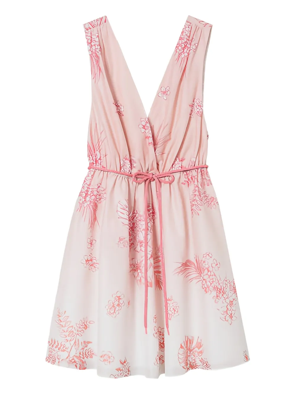 TWINSET floral-print wrap mini dress | Pink | Image 1