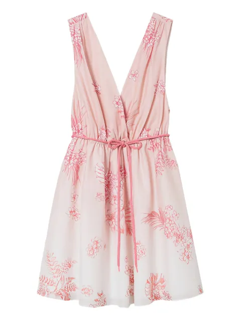 TWINSET floral-print wrap mini dress