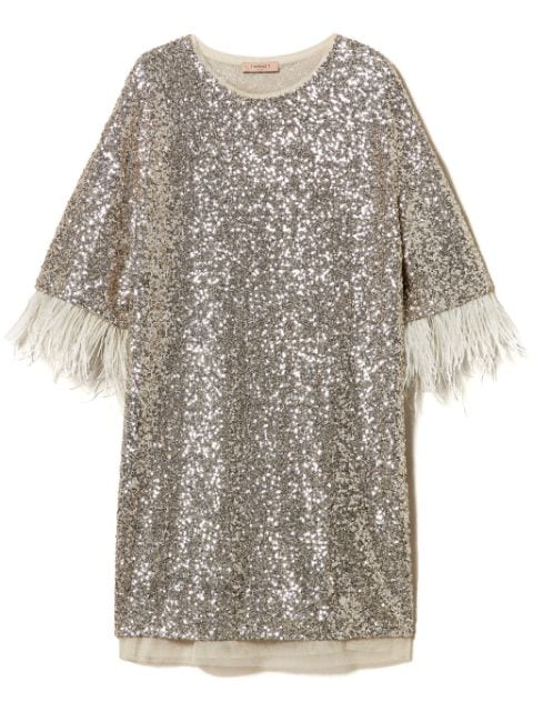 sequin-embellished minidress