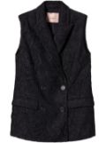 TWINSET double-breasted waistcoat - Black