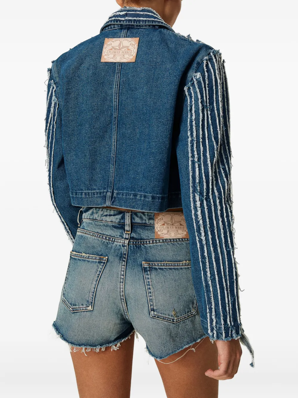 TWINSET Denim shorts Blauw