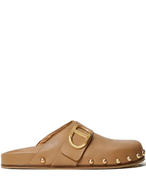 TWINSET Oval-T studded mules