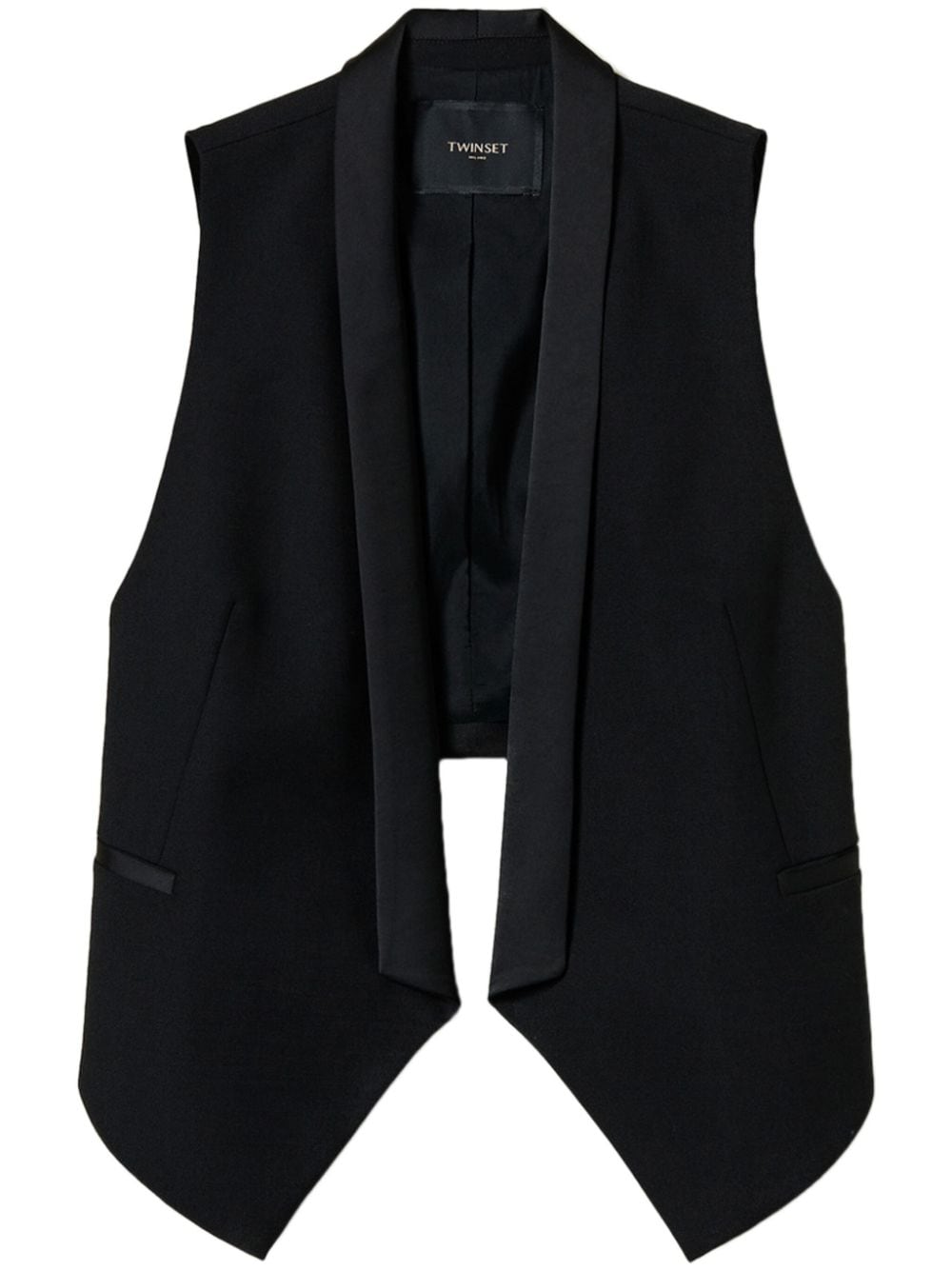 TWINSET LOGO WAISTCOAT 