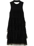 TWINSET tulle-ruffled dress - Black