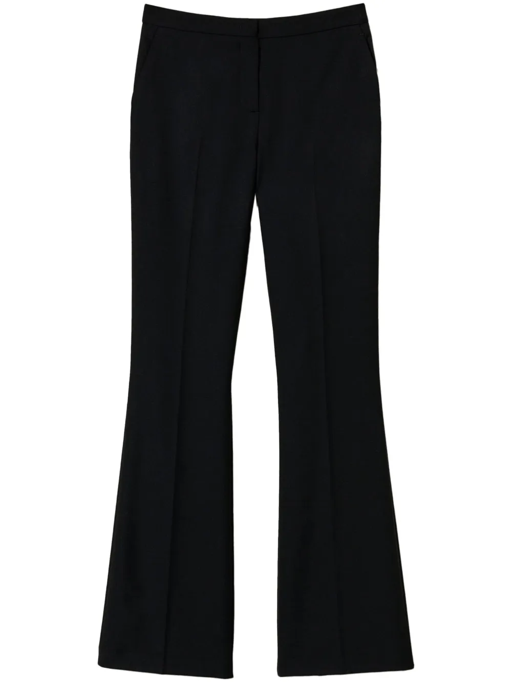 TWINSET Flared broek Zwart