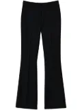 TWINSET pressed crease flared trousers - Black